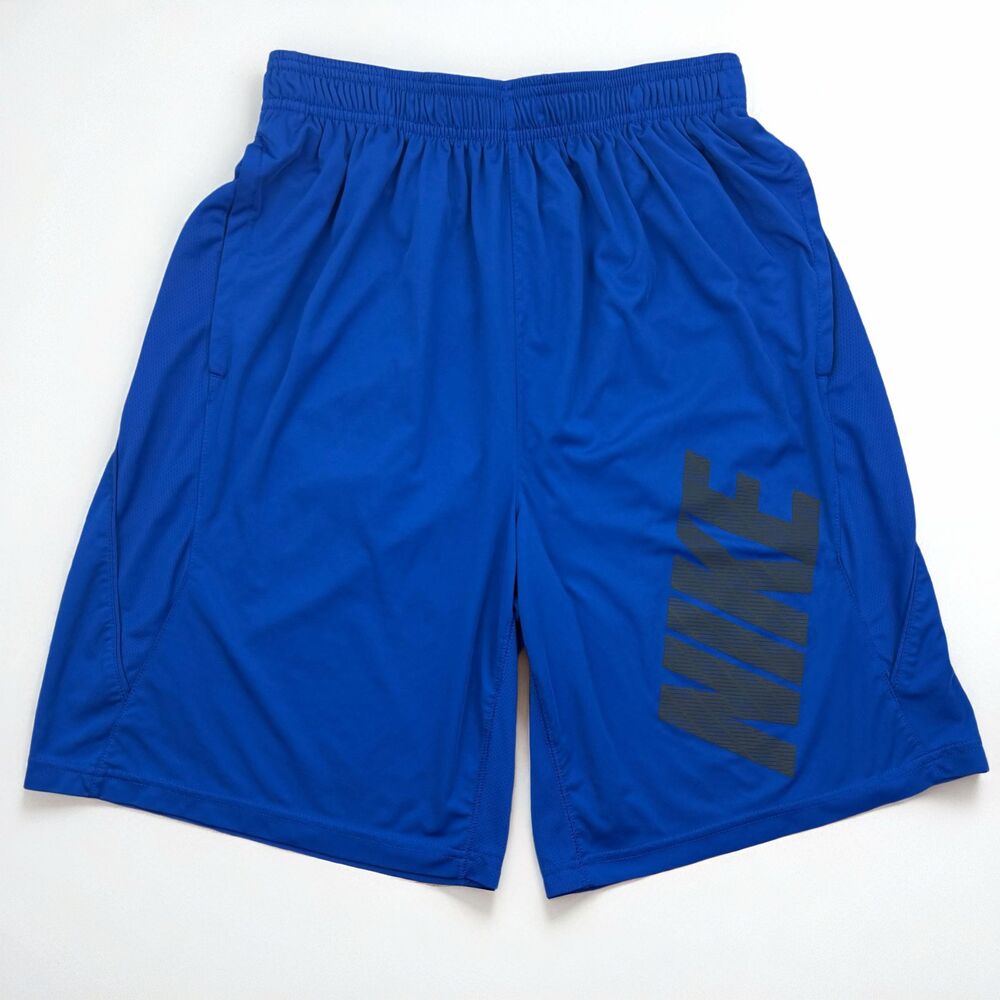 Nike Men's Royal Blue 10 inch Logo Athletic Shorts M Medium 834439 480